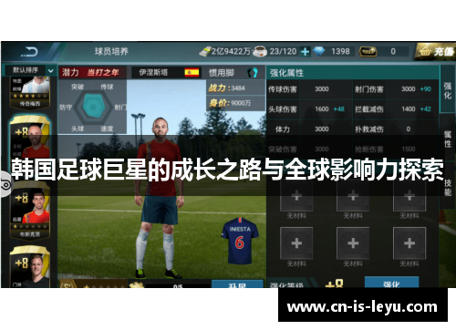 韩国足球巨星的成长之路与全球影响力探索 韩国足球巨星的成长之路与全球影响力探索